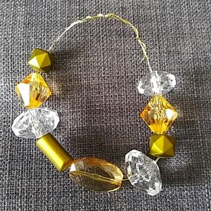 Its a wire bracelet homemade.